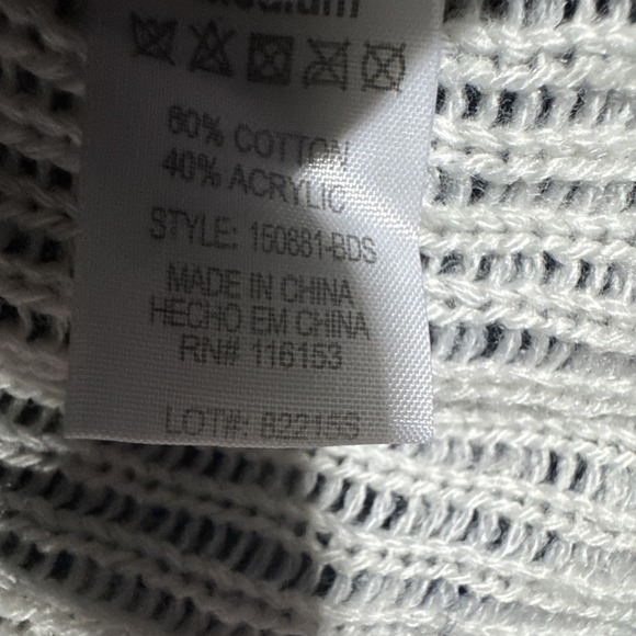 Rudolph Reindeer Ugly Sweater Christmas M Cotton Blend Snowflakes 100% Poof Blue - Picture 4 of 7